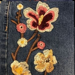 Avenue Embroidered Skinny Jeans 20W